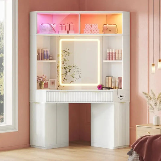 Large Corner Vanity Desk